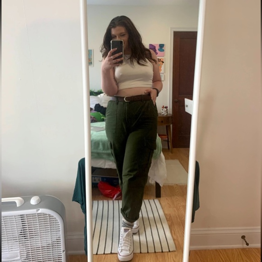 XL Aeropostale Green Utility Pants - Picture 2 of 3